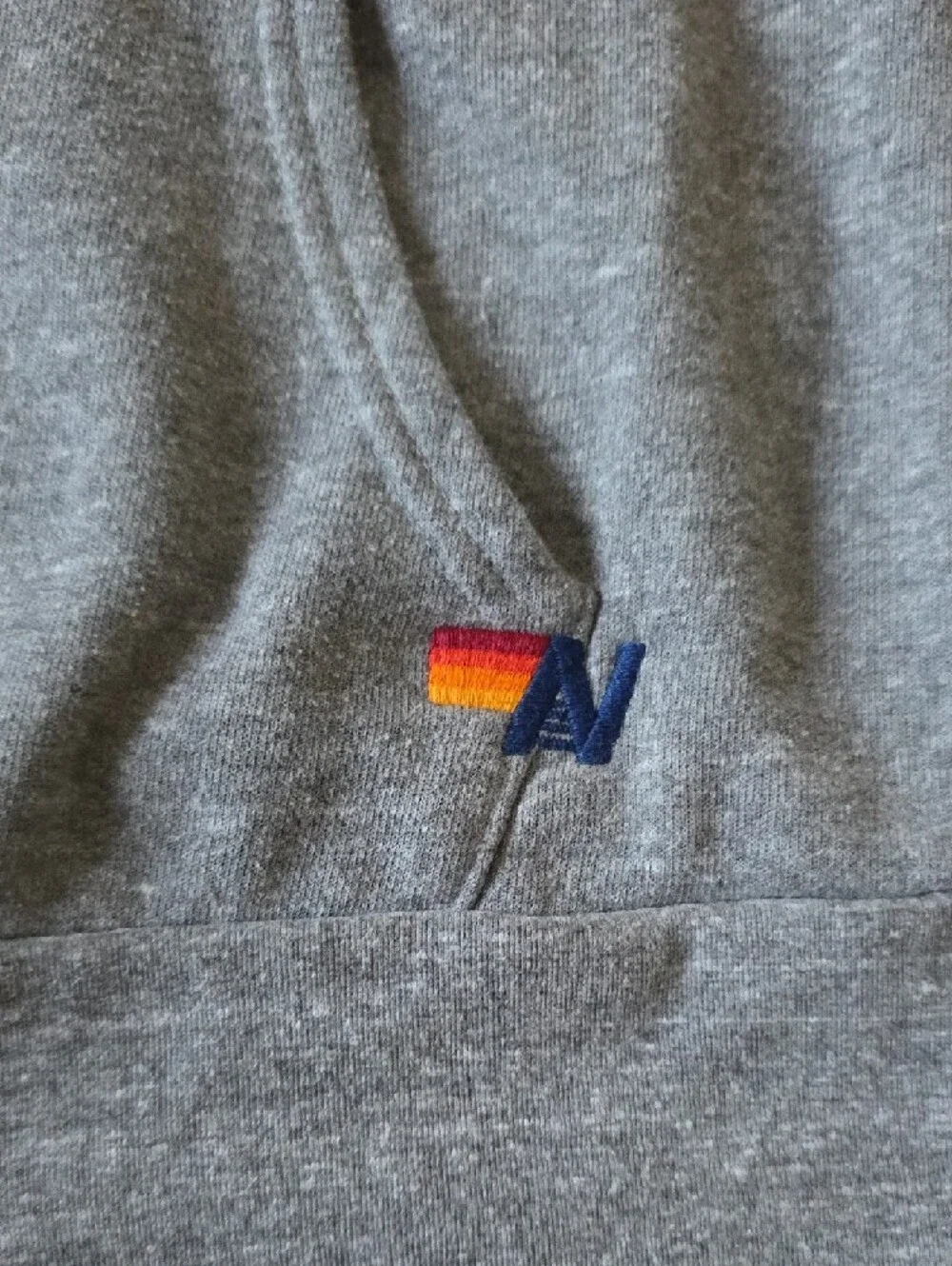 Aviator Nation Gray Zip-Up 5-Stripe Hoodie - Picture 4 of 13